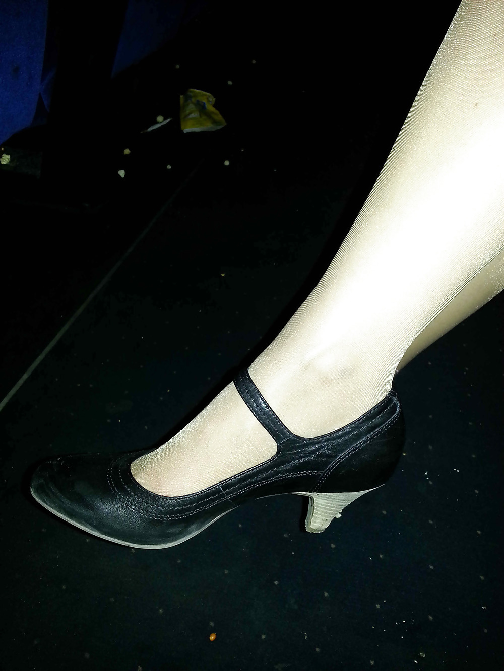 Nite out and worn nylons #17459108