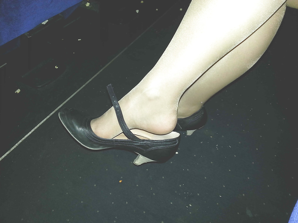Nite out and worn nylons #17459113