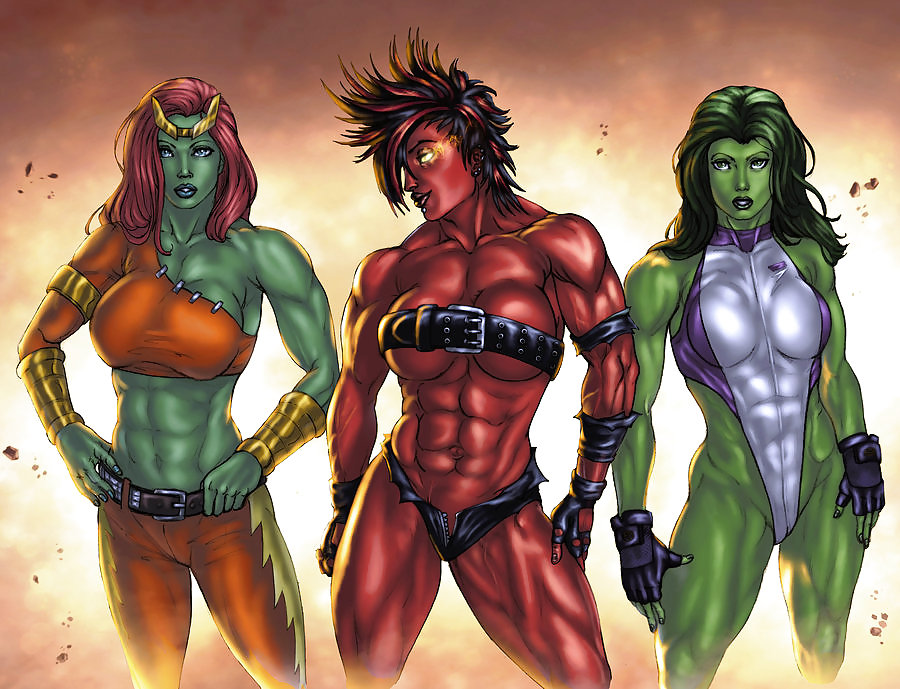 Comic babes: she-hulk
 #22539384