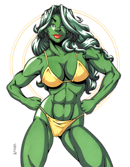 Comic babes: she-hulk
 #22539401