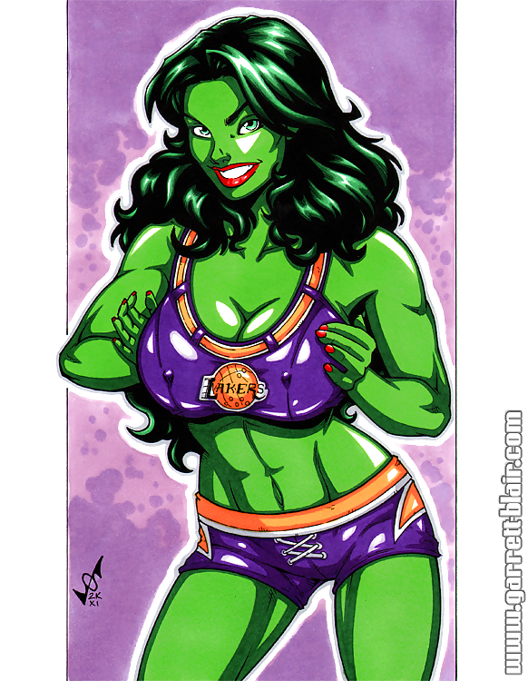 Comic babes: she-hulk
 #22539405