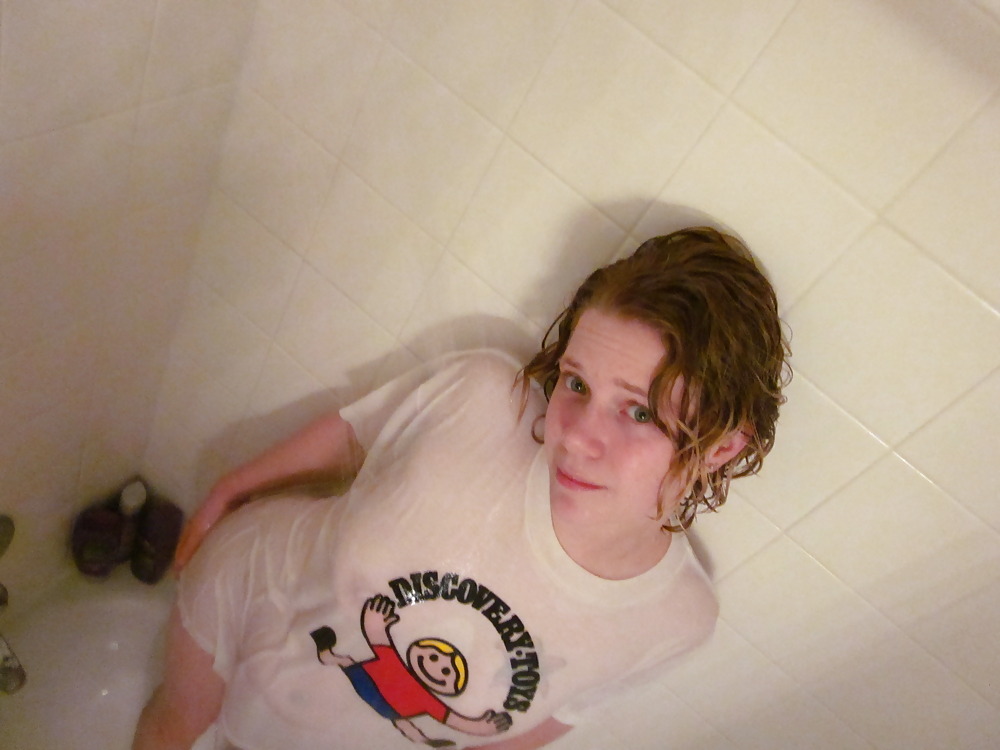 Baby's wet t-shirt contest in the shower pt. 2 #2473631