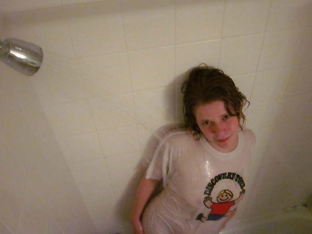 Baby's wet t-shirt contest in the shower pt. 2 #2473659