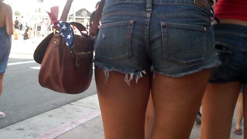 Butt & ass in jeans shorts that I like #4427640