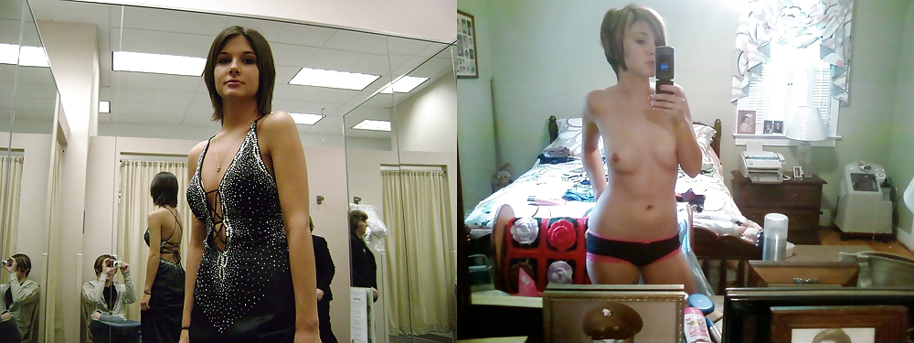 Teens Before and After dressed undressed #10068385