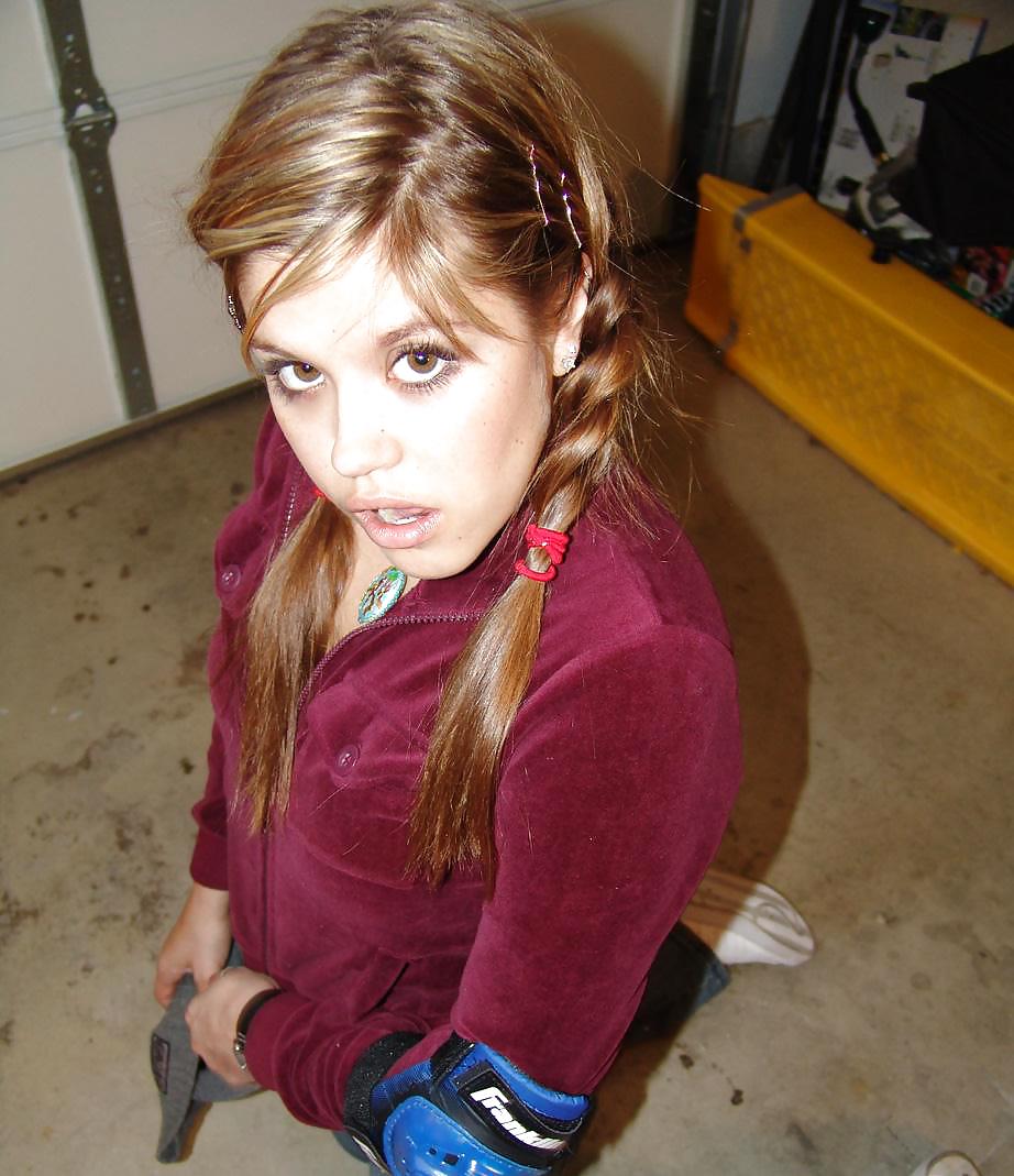 Horny Topanga - On the garage floor #3510634