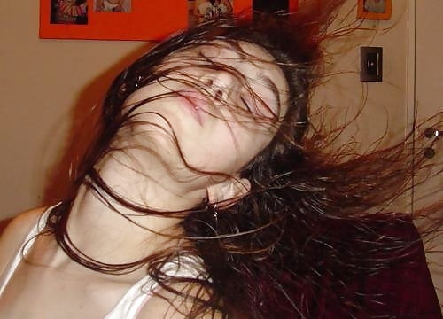 Sizzling Girl Twiddling with Hairbrush - coolbudy #9578277