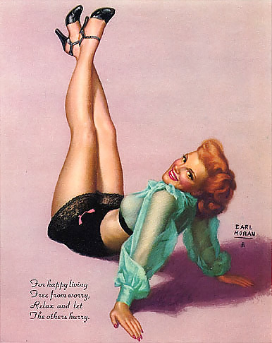 Vintage pinups earl moran
 #1110326