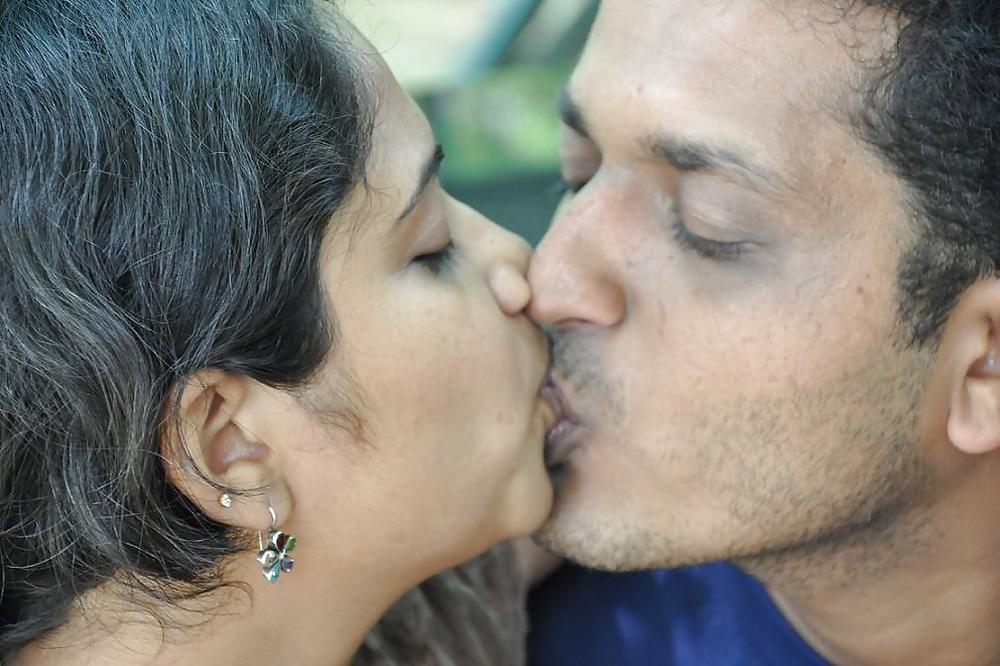 Unhealthy Horny indian kissing