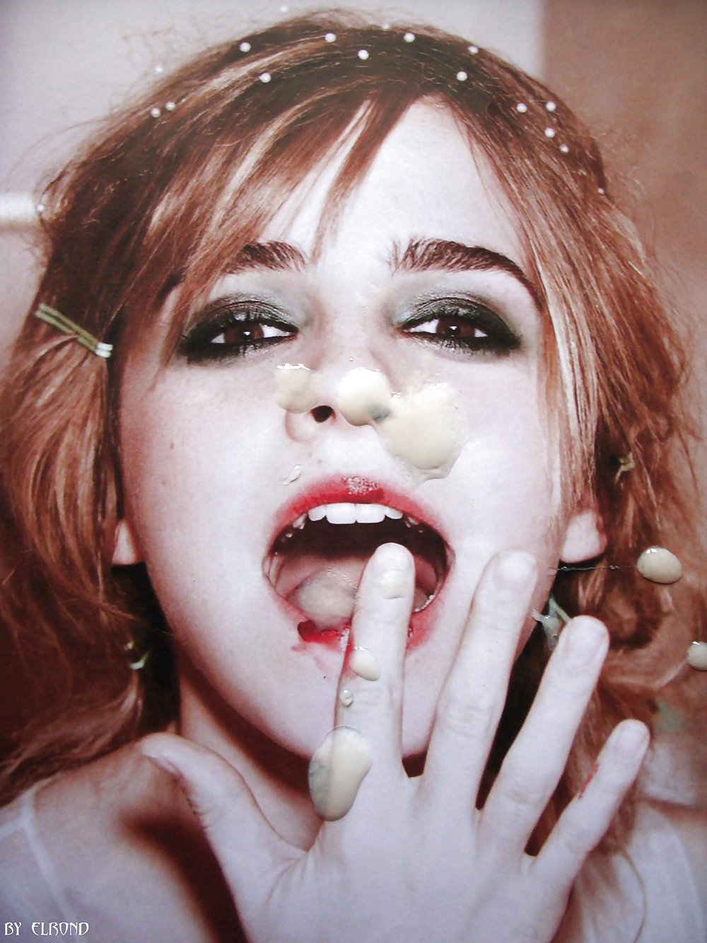 Cum on Emma Watson (early work) #12669015