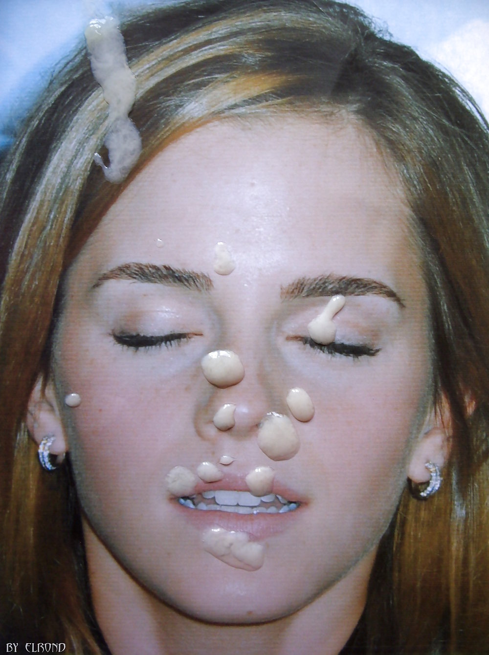 Cum on Emma Watson (early work) #12669098