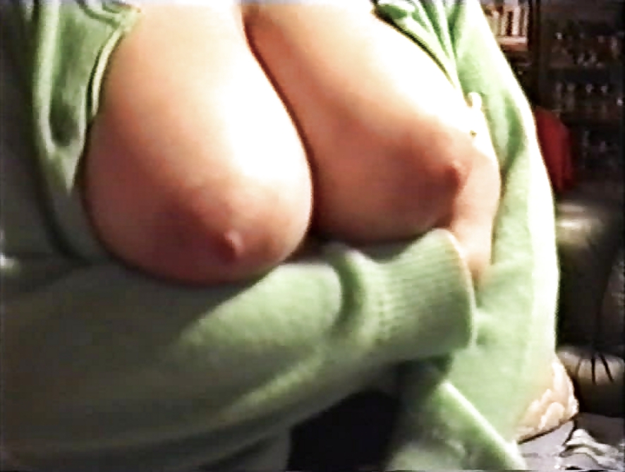 SAG - Wife's Big Juicy Boobs Green Sweater & Black Mini 02 #15632908