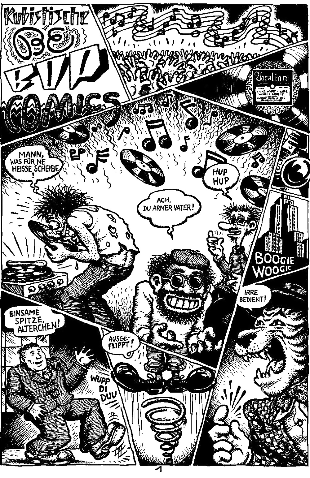 Crumb kubistic comic by jedman #14463074