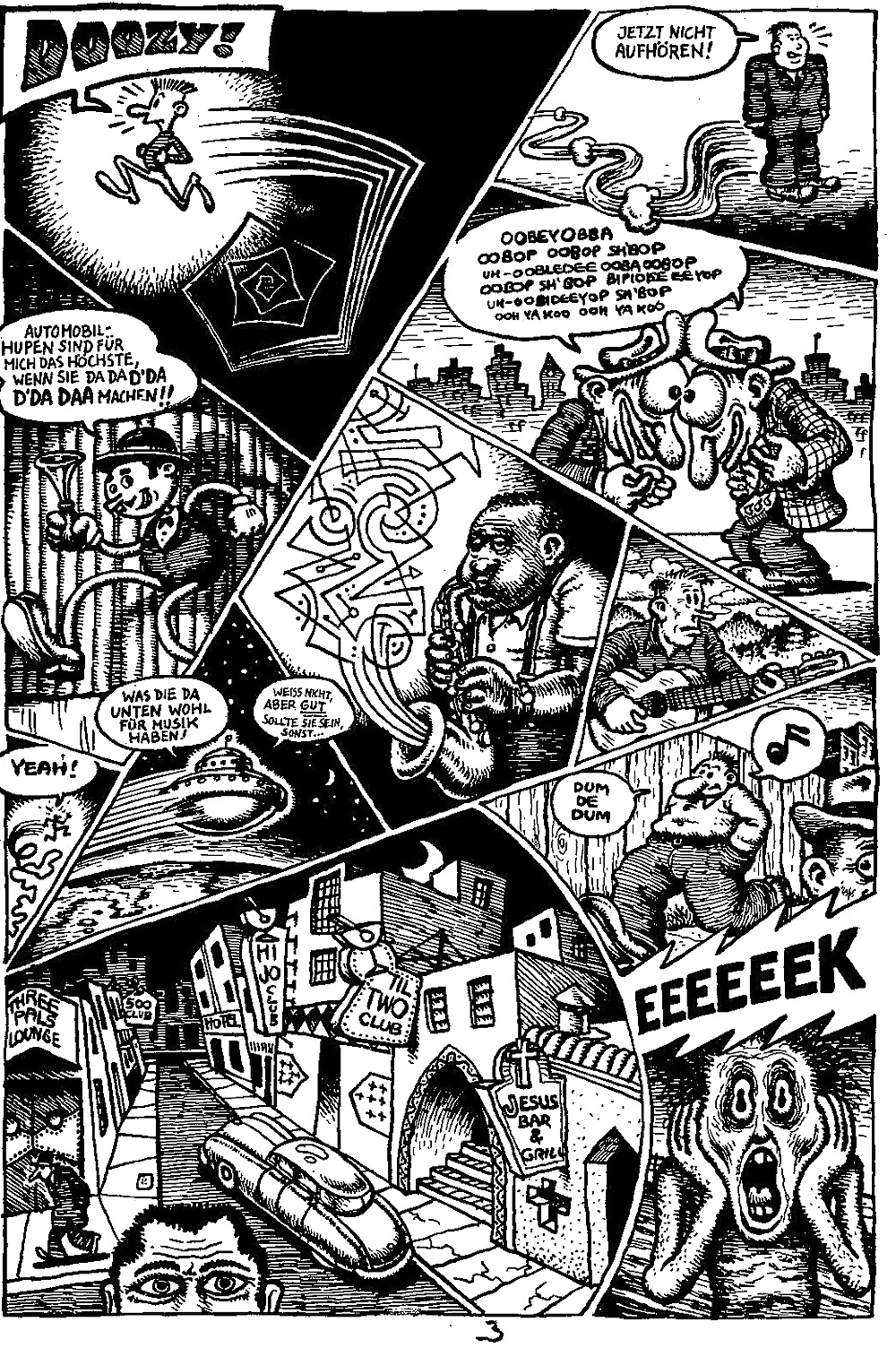 Crumb kubistic comic by jedman #14463106