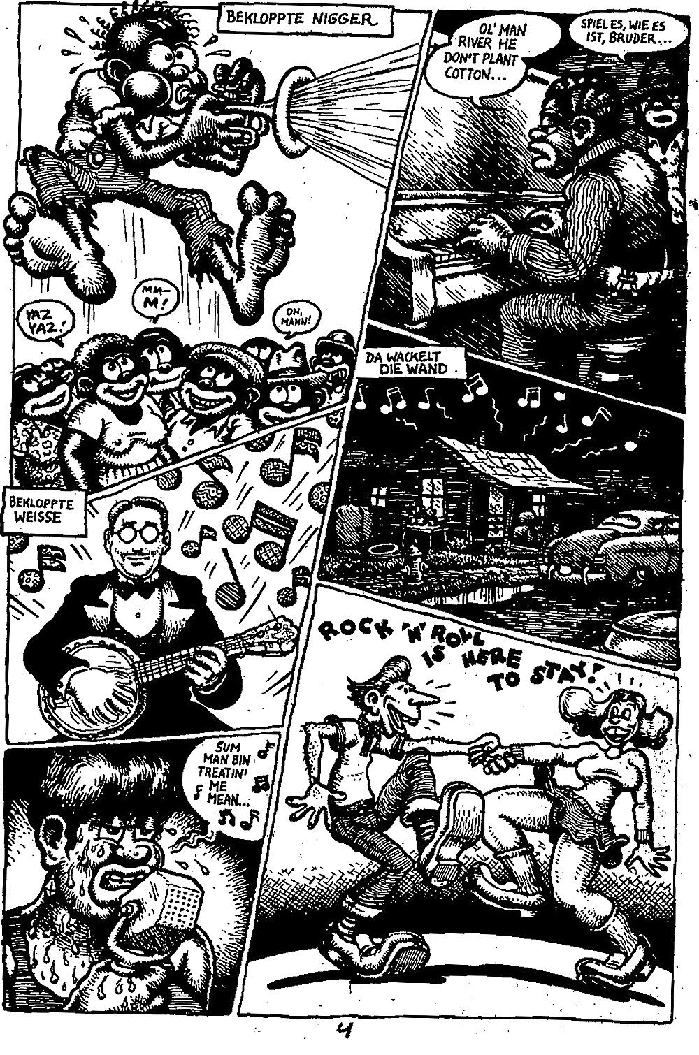 Crumb kubistic comic by jedman #14463116