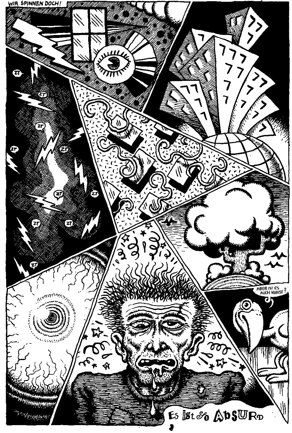 Crumb kubistic comic by jedman #14463161