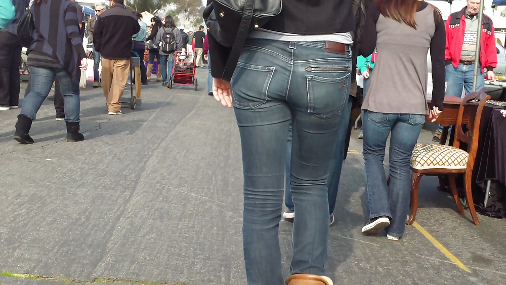 Nice teen ass & butts in sexy tight jeans #8688197