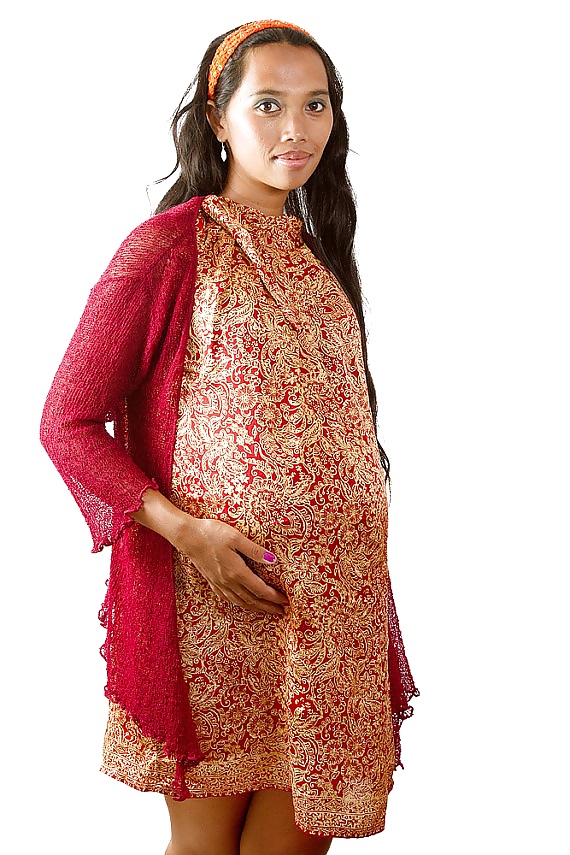 Pregnant Women In Satin #22194669