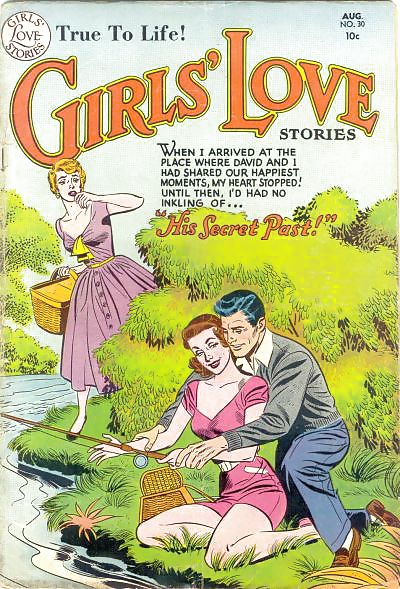Cubiertas de cómic romántico para las historias
 #18534463