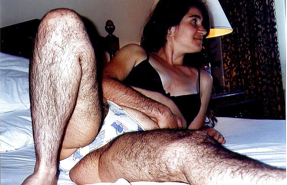 Women with hairy legs #4959063