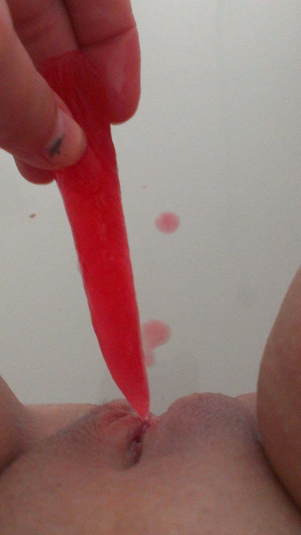 Ice pop play and pussy insertion #21472011
