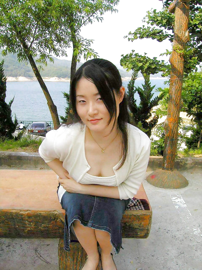 Korean girl nude in public #8971487