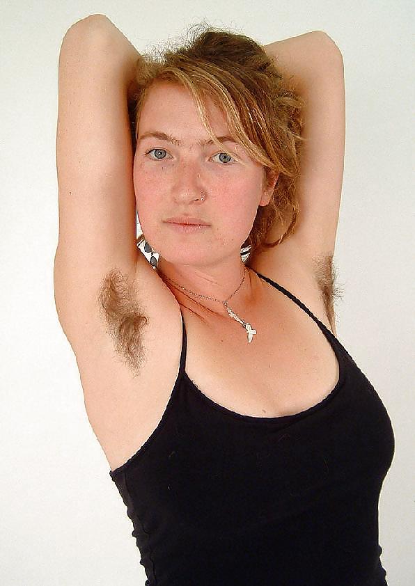 Girls with hairy, unshaven armpits D #21244124