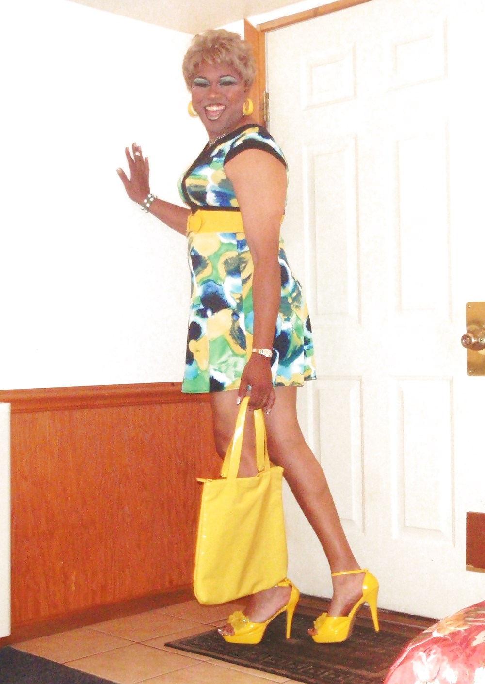 Ms.Tanya's new dress and heels