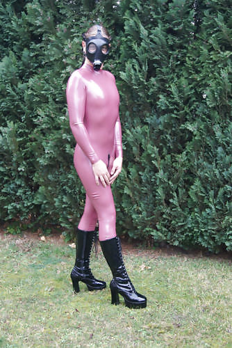 Meine neuen latex catsuits