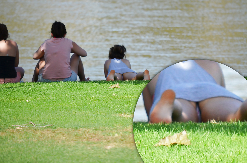 Mostrando la tanguita en el parque
 #14721017