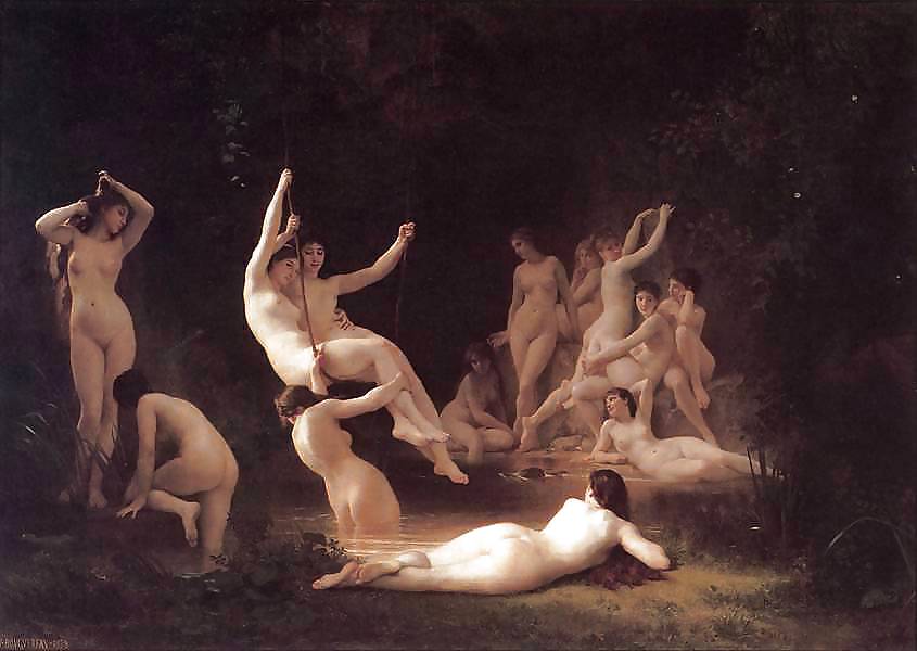 Painted Ero and Porn Art 7 - Adolphe-Willian Bouguereau #6503596