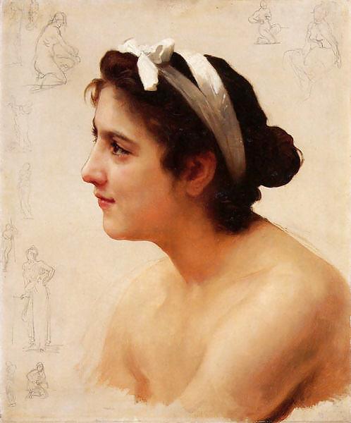 Painted Ero and Porn Art 7 - Adolphe-Willian Bouguereau #6503604