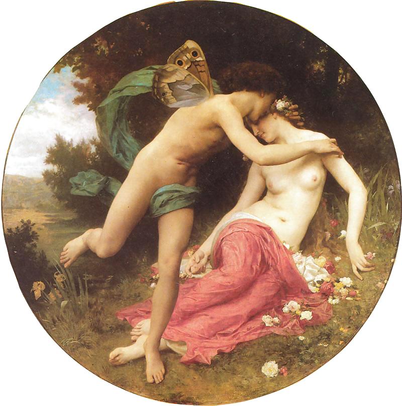 Painted Ero and Porn Art 7 - Adolphe-Willian Bouguereau #6503613