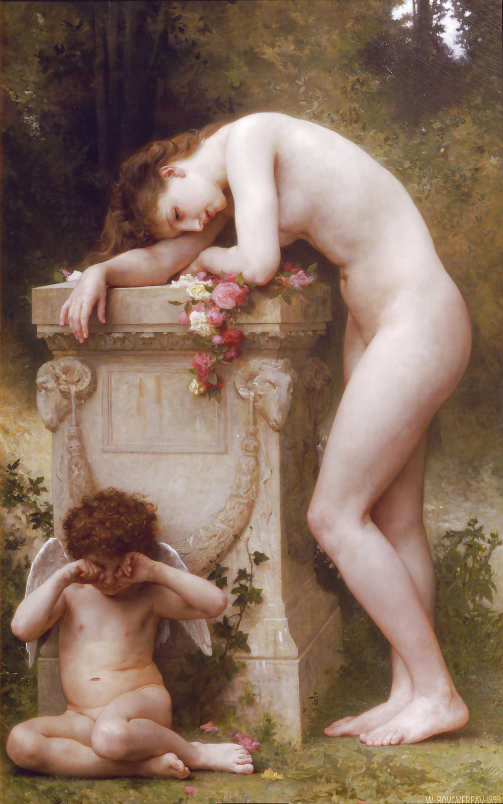 Painted Ero and Porn Art 7 - Adolphe-Willian Bouguereau #6503644