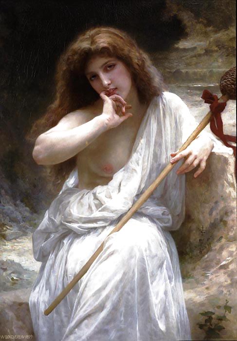 Painted Ero and Porn Art 7 - Adolphe-Willian Bouguereau #6503651