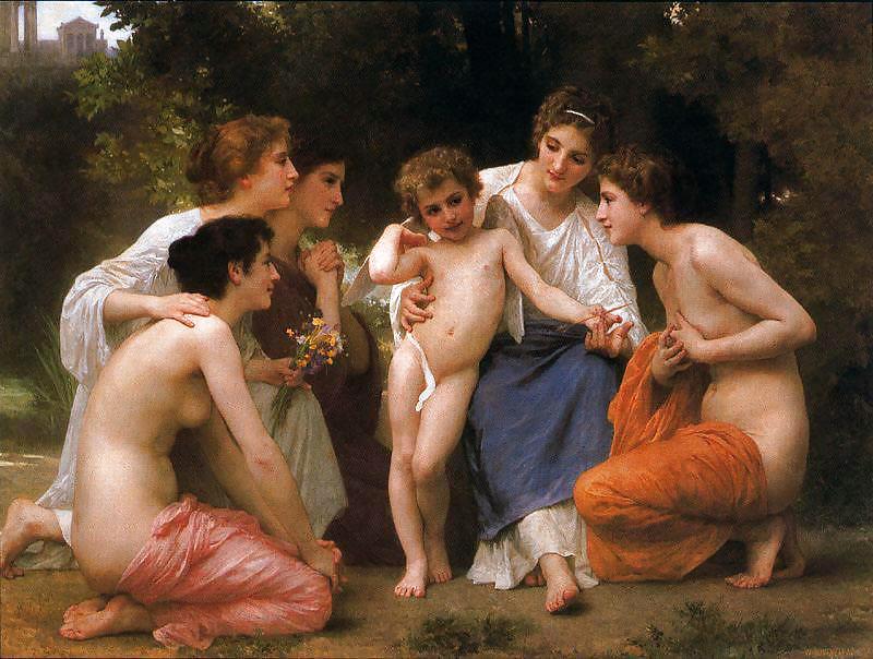 Painted Ero and Porn Art 7 - Adolphe-Willian Bouguereau #6503657