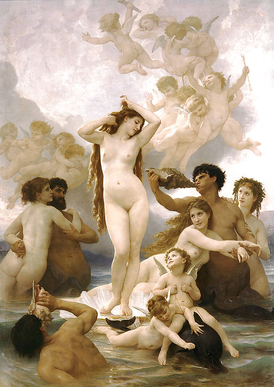 Painted Ero and Porn Art 7 - Adolphe-Willian Bouguereau #6503666