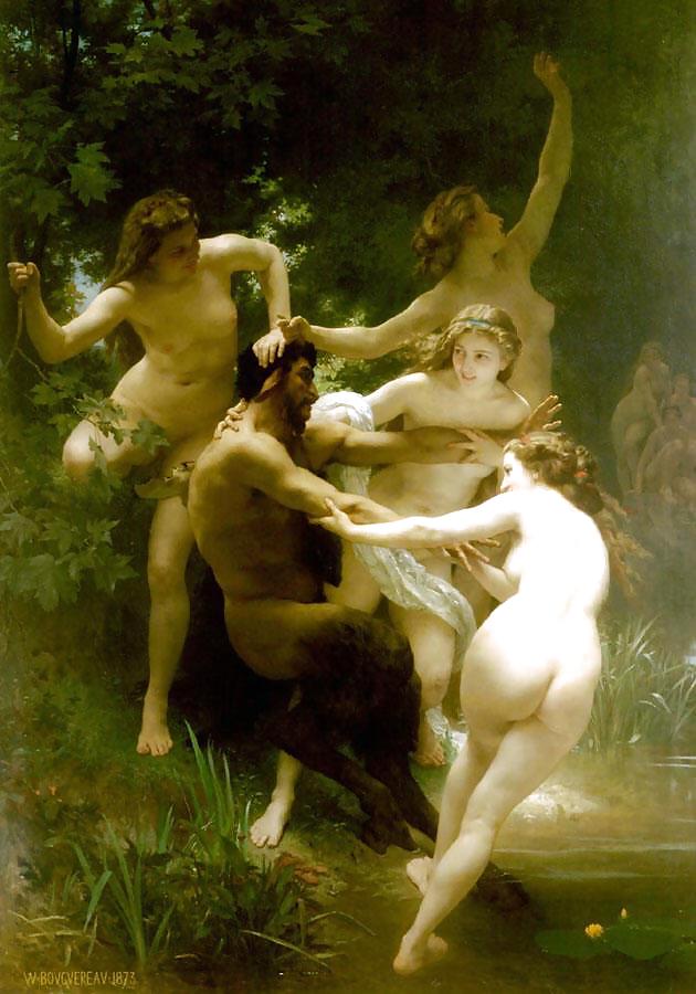 Painted Ero and Porn Art 7 - Adolphe-Willian Bouguereau #6503670