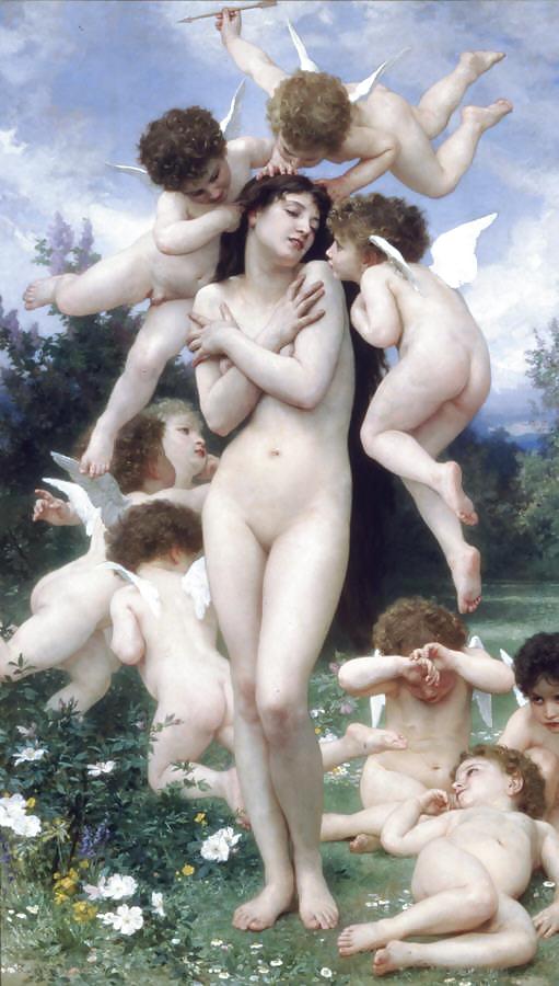 Painted Ero and Porn Art 7 - Adolphe-Willian Bouguereau #6503683