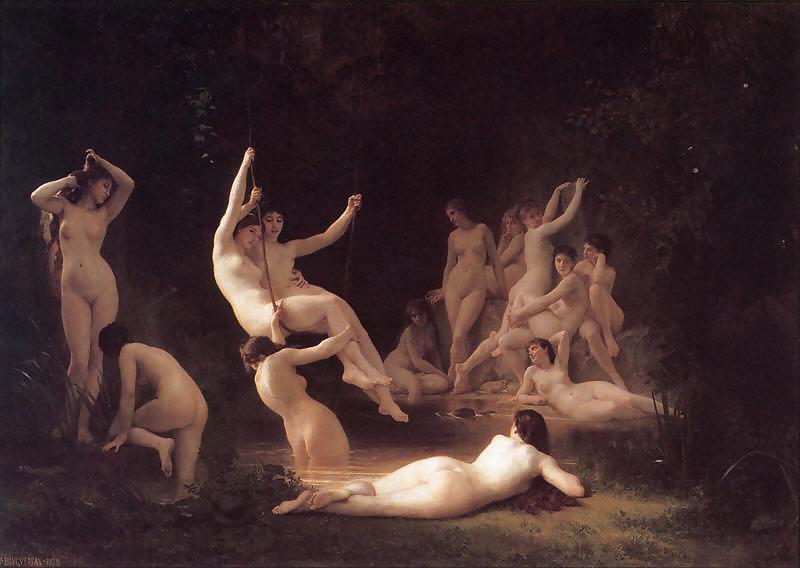 Painted Ero and Porn Art 7 - Adolphe-Willian Bouguereau #6503775