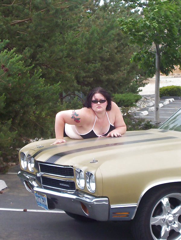 Plumper and her Hot Rod ElCamino #4775241