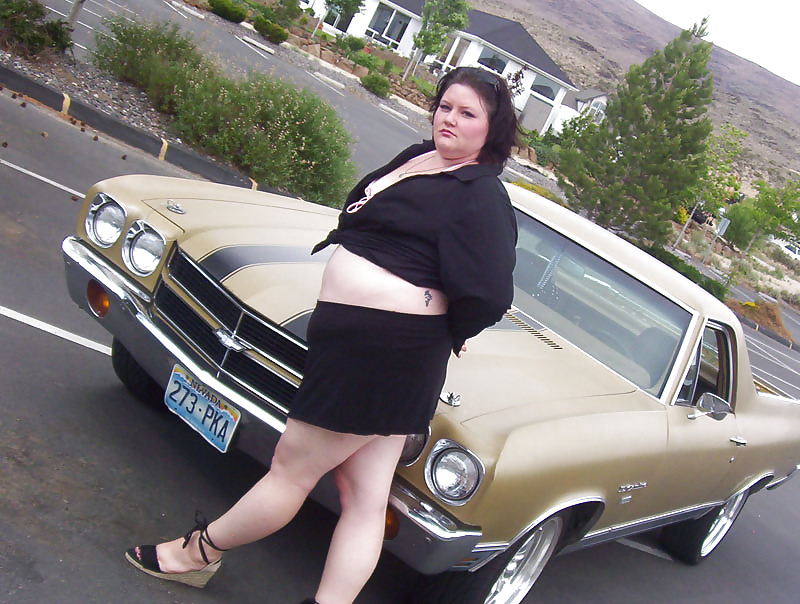 Plumper and her Hot Rod ElCamino #4775252