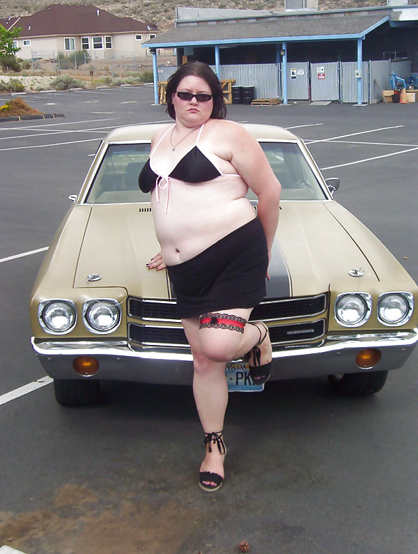 Plumper and her Hot Rod ElCamino #4775283
