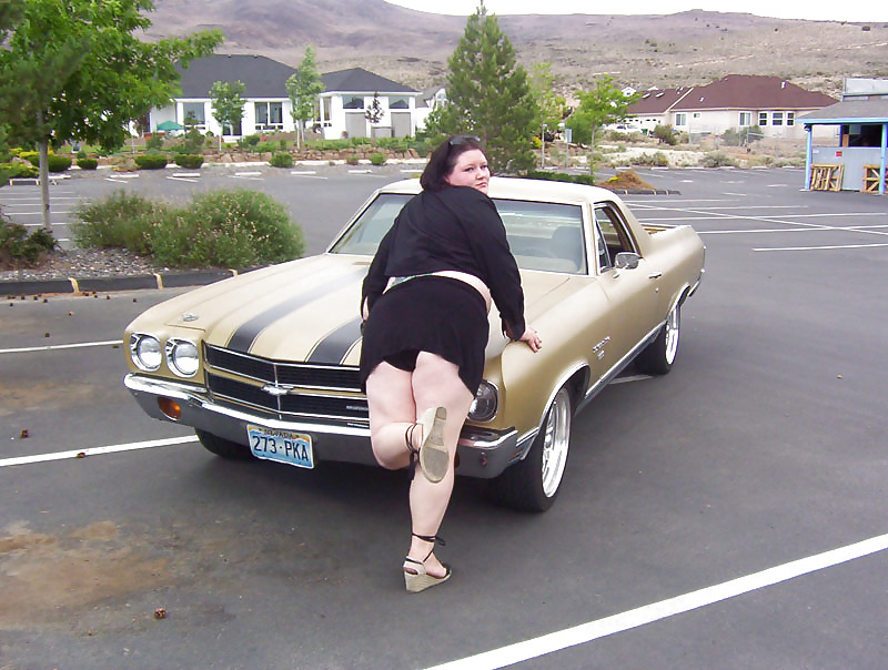 Plumper and her Hot Rod ElCamino #4775303