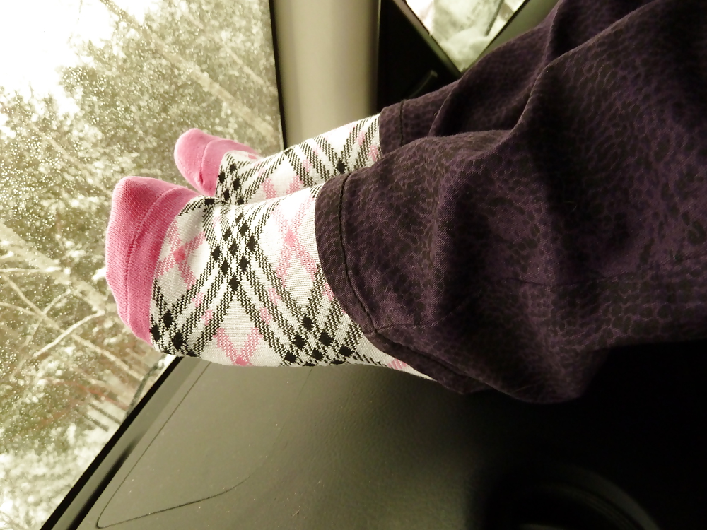 Chaussettes De Baby-sitter En Voiture #13169755