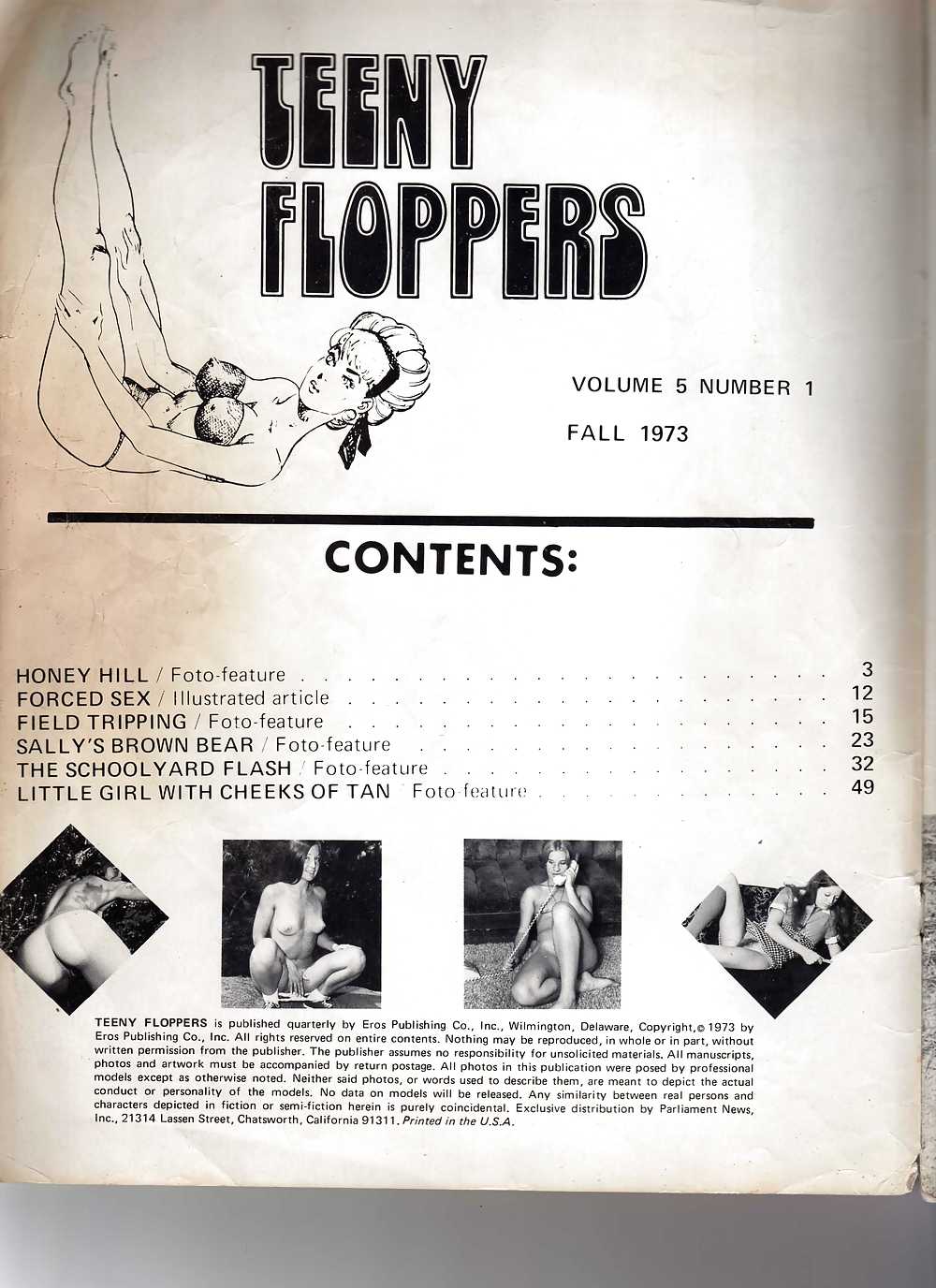 ヴィンテージ雑誌 teeny floppers vol 06 no 01 - 1973
 #2155487