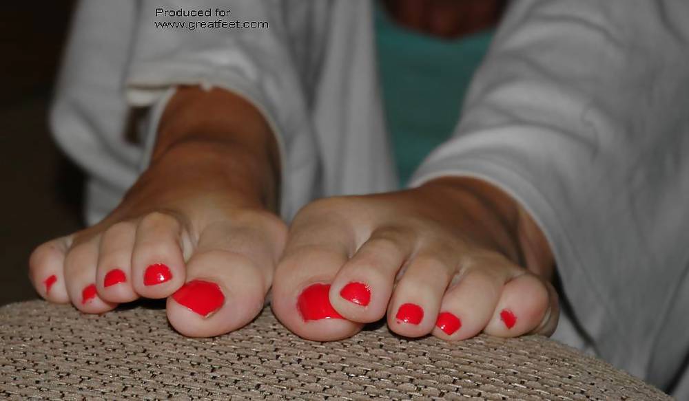 Nackten Füße Poliert Fußnägel 3 #16477118
