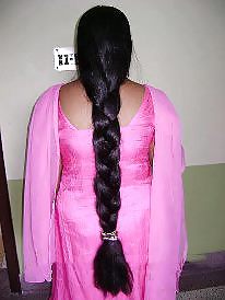 Indian Long Hair Auntys And Girls  #15278952