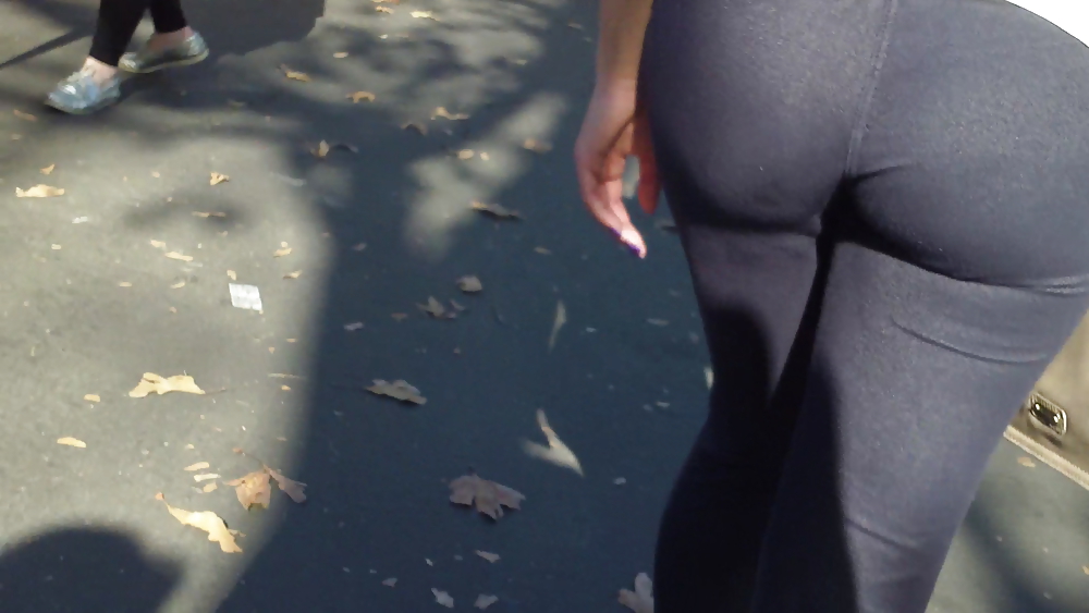 Sexy skinny teen butt & ass in spandex pants #8859057