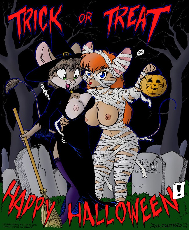 Sexy Halloween-Cartoonkunst #1724452